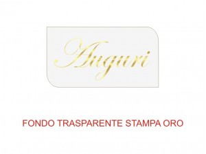 Etichette adesive auguri (mm 37x20) (cod. 3O)